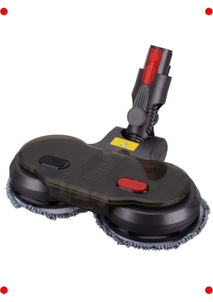 Elektrikli Çift Döner Paspas Başlığı - Mikrofiber Pedli fırsatları