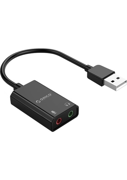 3.5mm Harici USB Ses Kartı, Siyah, Skt2
