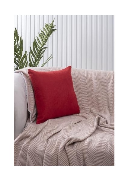 Kırmızı Sade Panorama Kırlent Kılıfı Çok Farklı Renk Seçeneğiyle, 50 x 50 modelleri