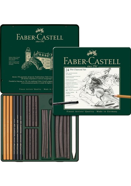 M.chrome Işlenmiş Kömür Seti Siyah