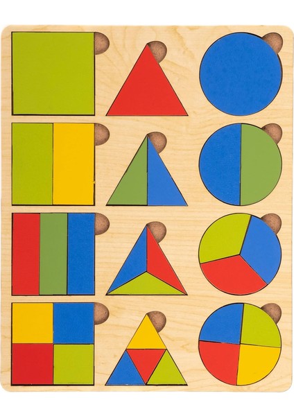 Eğitici Ahşap Geometrik Şekiller Ahşap Oyuncak Eğitici Çocuk Oyuncakları, Kubbehan