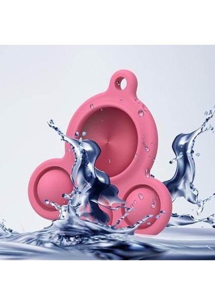 Uyumlu Silikon Kılıf Kedi Köpek Tasmasına Takılabilir Pati Tasarımlı Kapalı Düşmez (Pembe) modelleri