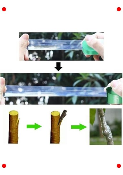 Esnek Aşılama Bandı 4cm x 250 Metre - Pvc Vinil indirimleri