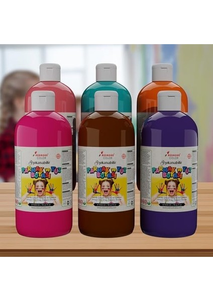 Rose Tamamlayıcı Renkler Parmak 6&apos;lı Set 6X500 gr fiyatları