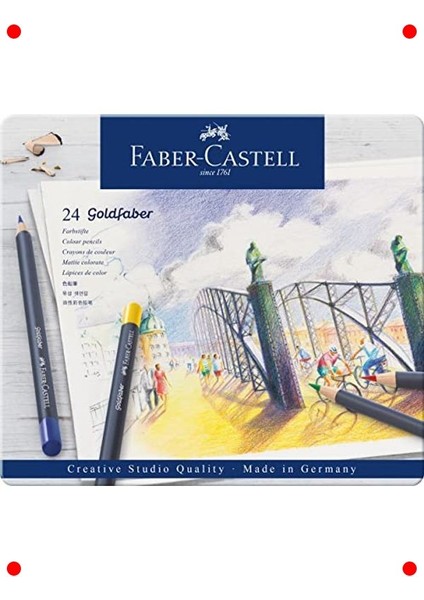 24 Renk Sulu Boya Kalemi Seti - Yüksek Pigmentli, Dayanıklı