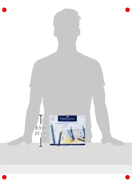 24 Renk Sulu Boya Kalemi Seti - Yüksek Pigmentli, Dayanıklı modelleri