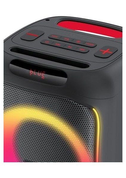 Parti Hoparlörü AS-P200BT - Dinamik Işık Gösterisi, 10 Saat Pil Ömrü,, Tws (Kablosuz ), Usb, Sd Kart, Aux Girişi, Mikrofon Girişi, Siyah modelleri