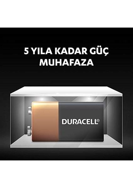 9V Alkalin Pil (1&apos;li Paket) 6LR61/MN1604 modelleri