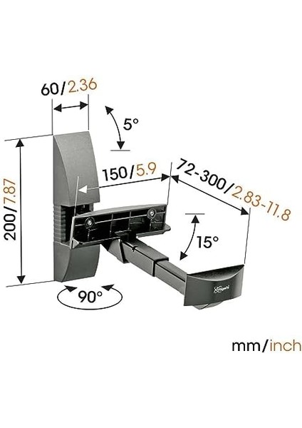 VLB200 Hoparlör Askı Aparatı, Syh modelleri