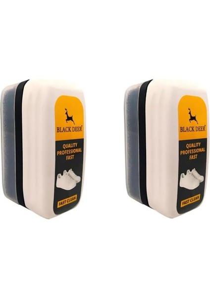 Deer 2 Adet Clean Leke ve Kir Ayakkabı Temizleme Süngeri Spor Ayakkabı Temizleme Köpüğü