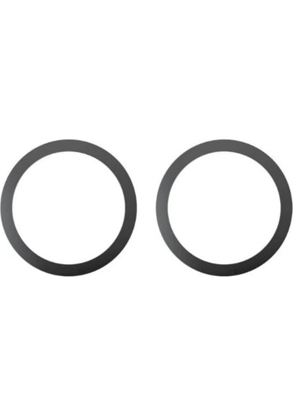 Power Metal Halka Yüzük Ring 8 ve Üstü Model ile Uyumlu 2&apos;li Paket Siyah