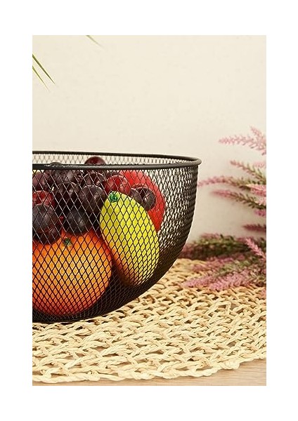 Aleyna Dekoratif Metal Sebze&meyvelik Ayaksız-Siyah fiyatları