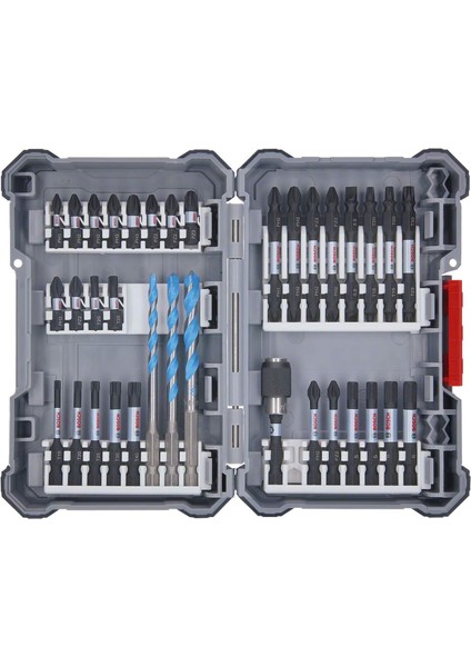 Professional 35 Adet Multiconstruction Matkap Ucu ve Darbe Kontrollü Tornavida Ucu Seti