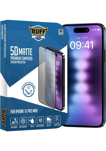 Labs 15 Pro Max ile Uyumlu 5d Mat Ekran, BF2306