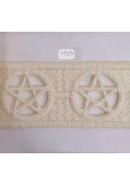 Motifli Şerit Nakış Modeli | Nakış Aksesuar (Ekru) fiyatları