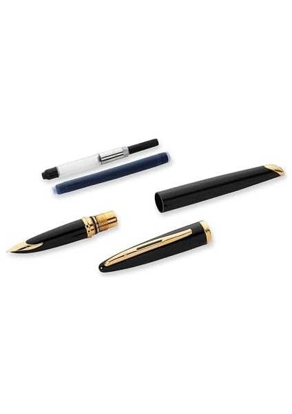 Carene Lake Siyah Tasarımlı Dolma, Orta Kalınlıkta Uç, Mavi Mürekkep modelleri