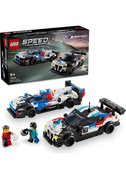 Speed Champions Bmw M4 Gt3 ve Bmw M Hybrid V8 Yarış Arabaları 76922 - 9 Yaş ve Üzeri Çocukl 1 Adet