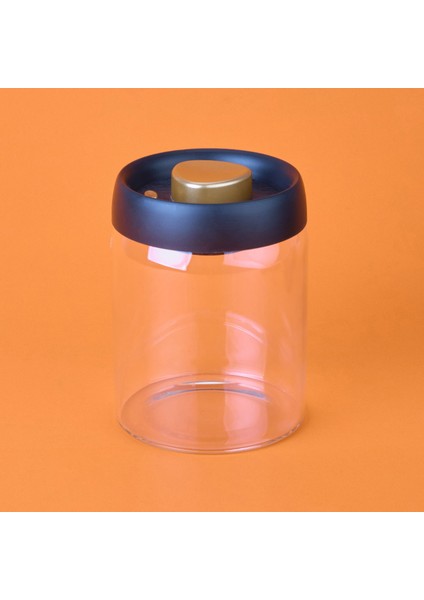 Frasco Vakumlu Saklama Kavanozu - Şeffaf / Siyah - 900 ml