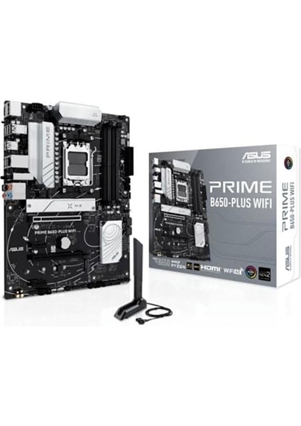 B650- Wıfı Amd B650 Am5 Ddr5 7600 Dp HDMI 2x M2 Usb3.2 Ax Wifi + Bt Rgb 2.5gbit Lan Atx 192GB’A Kadar Ram Desteği, 5x Protectıon Iıı