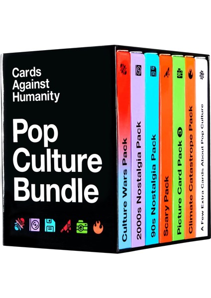 Against Humanity Insanlığa Karşı Kartlar: Pop Kültürü Paketi | 6 Temalı Paketler + 10 Yeni Kart | 2023 Için Yeni!