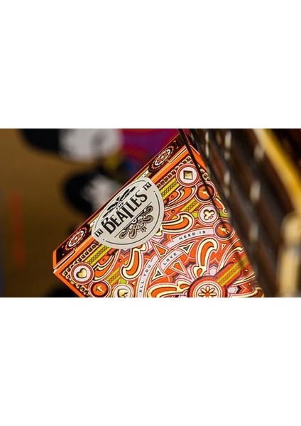 The Beatles Premium Oyun Kartları – Turuncu Deste fiyatları