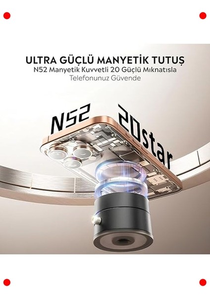 180° Döner Vakumlu Araç Içi Telefon Tutucu fiyatları