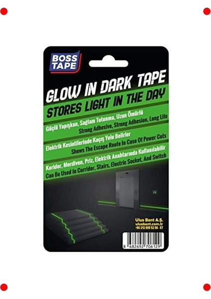 Fosforlu Bant, 15MM x 5 Metre modelleri