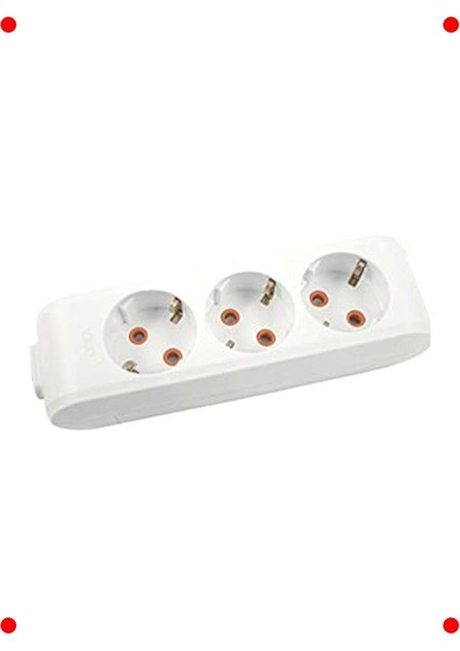 Üçlü Topraklı Çocuk Korumalı Fiş Priz (Kablosuz)