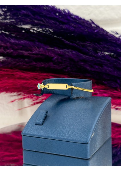 925 Ayar Gümüş Ayıcık Figürlü Gold Renk Isim Yazılabilir Kız & Erkek Bebek Künye – Kişiye Özel Gümüş Çocuk Bileklik modelleri