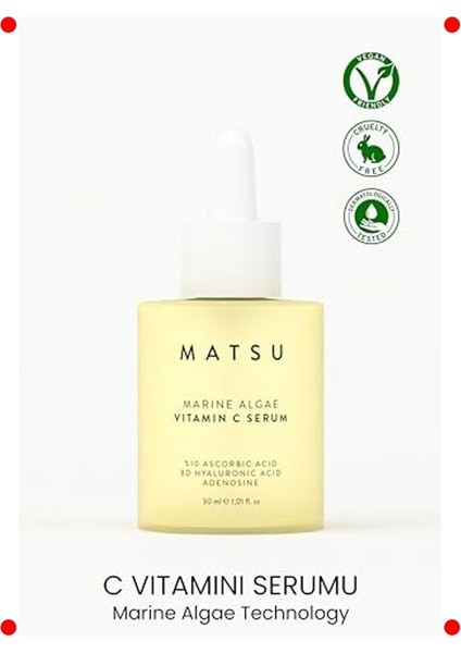 Deniz Yosunu ve C Vitamini Cilt Serumu 30 ml fiyatları