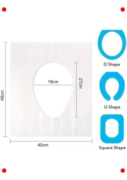 10 Adet Tek Kullanımlık Su Geçirmez Klozet Örtüsü modelleri