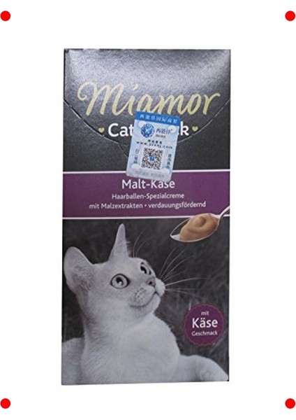 Malt ve Peynir Katkılı Krem Kedi Ödülü (6 x 15 G)