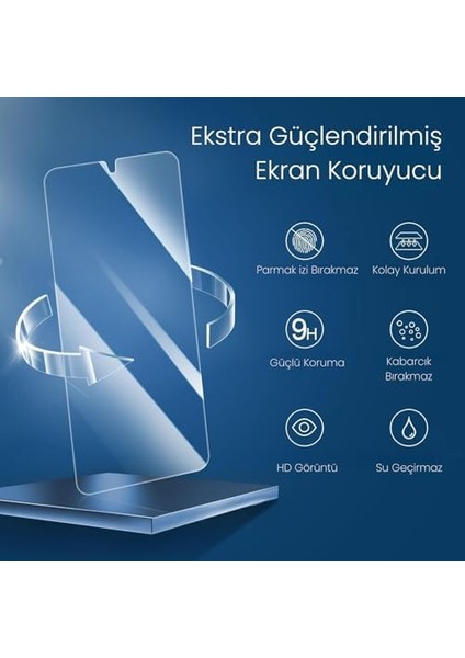 Aksesuar S Serisi ile Uyumlu Otomatik Hizalama Özellikli Ekstra Güçlendirilmiş Tam Koruma Sağlayan Pürüzsüz Kesim Premium Ekran Kırılmaz Cam ( S25 ) fiyatları