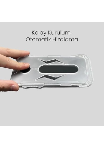 Aksesuar S Serisi ile Uyumlu Otomatik Hizalama Özellikli Ekstra Güçlendirilmiş Tam Koruma Sağlayan Pürüzsüz Kesim Premium Ekran Kırılmaz Cam ( S25 ) modelleri