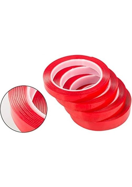 Çift Taraflı Şeffaf Silikonlu Su Geçirmez Akrilik Montaj Bandı Çerçeve Resim Montaj Bandı (25MMX5METRE) fiyatları