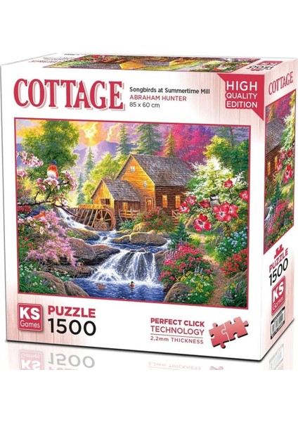 Games 1500 Parça Değirmende Öten Kuşlar Puzzle