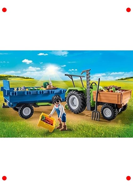 Römorklu Çiftlik Traktörü ve Kutular (Sürdürülebilir) modelleri