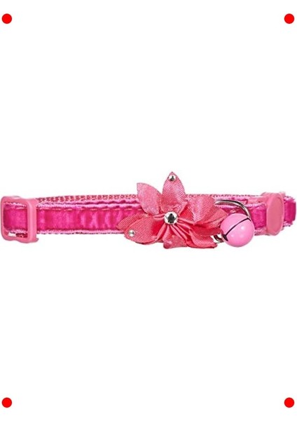 Çiçekli Pembe Kedi Boyun Tasması modelleri