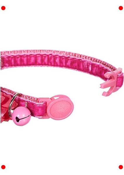 Çiçekli Pembe Kedi Boyun Tasması fırsatları