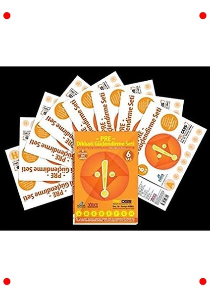 6 Yaş Dikkat Gelişim Seti (8 Kitapçık)