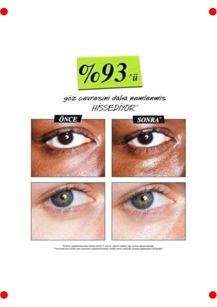 Avokado Özlü Yoğun Nemlendirici Göz Kremi indirimleri