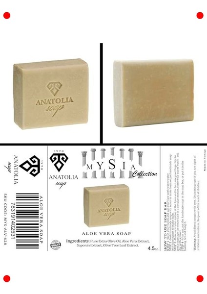 Aloe Vera Sabunu 125GR - Doğal Bitkisel Temizleyici fiyatları