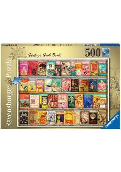 500 Parça Yemek Kitapları Yapboz