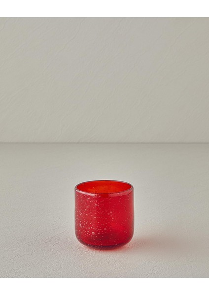 Arzu Calle Cam El Yapımı 250 ml Kırmızı