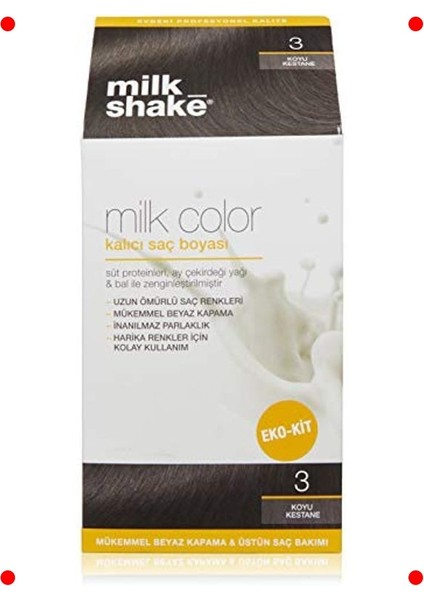 Besleyici Formüllü Kalıcı Saç Boyası - No: 3