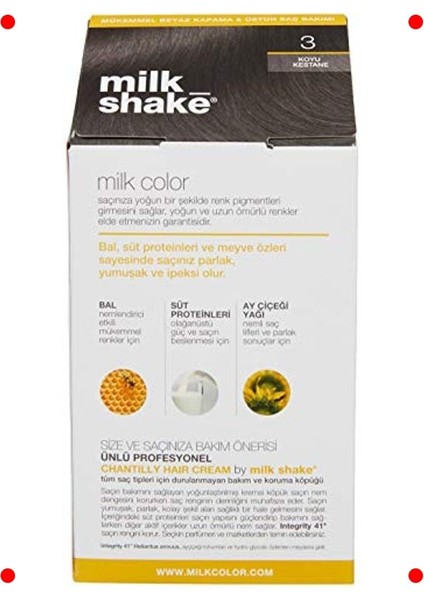 Besleyici Formüllü Kalıcı Saç Boyası - No: 3 fiyatları