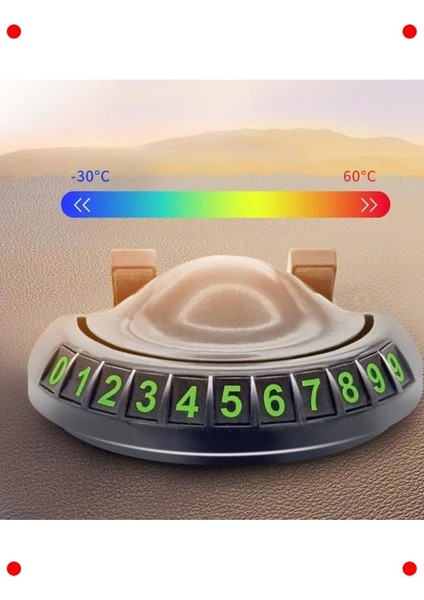 2in1 Araç Telefon Tutucu ve Numaratör - 360° Döner modelleri