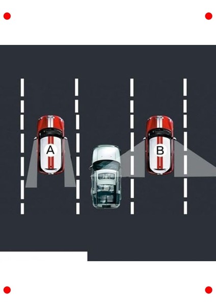 360° Döner Kör Nokta Aynası - Görüş Genişletici (2'li) modelleri