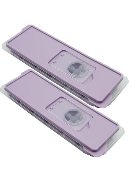 Silikon Tabanlı Buz Kalıbı, 12 Bölmeli, Yapışmaz Özellikli, Pratik ve Esnek, Premium (2, Mor) fiyatları