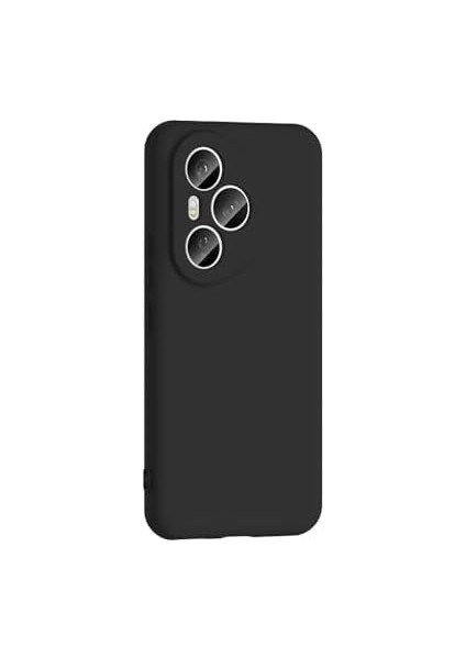 Honor 400 Pro ile Uyumlu Kılıf Mat Lansman Kılıf, Kadife Iç Yüzey, Silikon, Esnek, Pürüzsüz, Yumuşak, Siyah modelleri